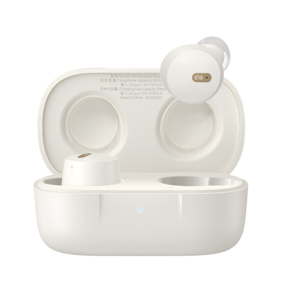 Baseus Bowie E18 True Wireless Earphones - Stellar White