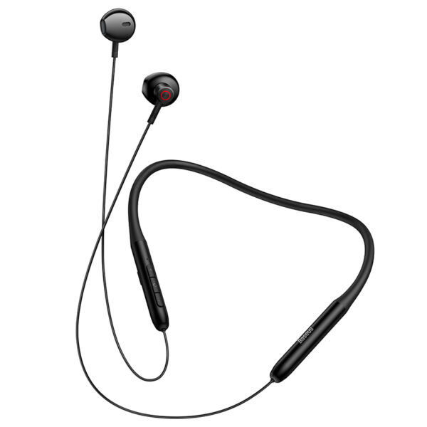 Baseus Bowie P1 Half In-ear Neckband Wireless Earphones Black - Image 5