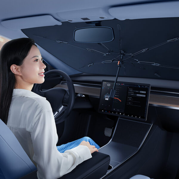 Baseus CoolRide Series Windshield Sunshade Umbrella Cluster Black - Image 2