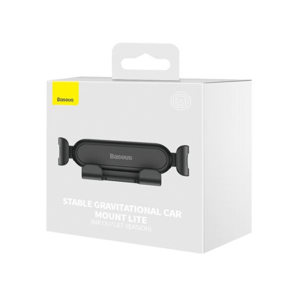 Baseus Stable Gravitational Car Mount Lite (Air Outlet Version) Black - Image 7