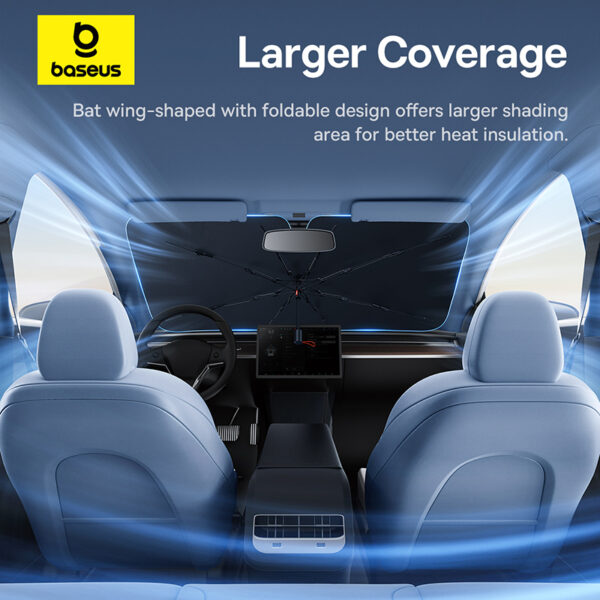 Baseus CoolRide Series Windshield Sunshade Umbrella Cluster Black - Image 4