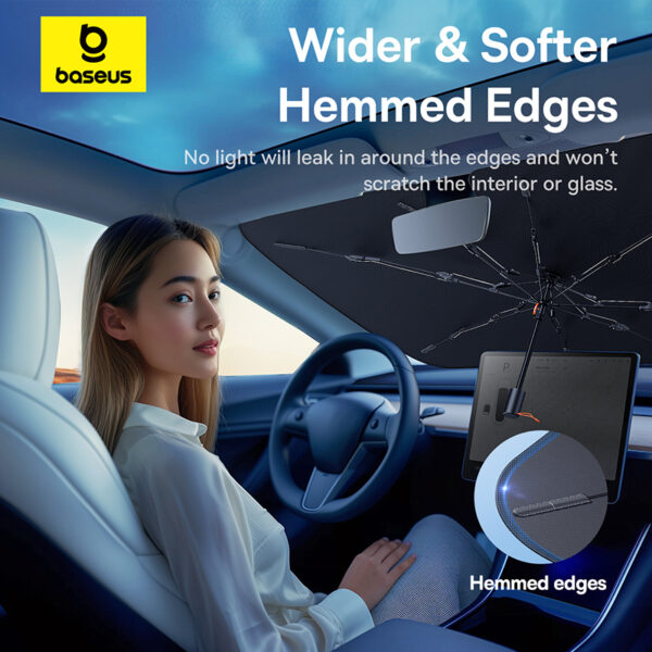 Baseus CoolRide Series Windshield Sunshade Umbrella Cluster Black - Image 5