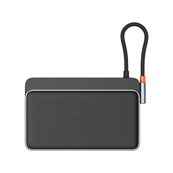 Baseus GamerX Series 6-Port Type C HUB Space Grey Type C to HDMI4K@60Hz*1+USB3.0*3+PD*1+RJ45*1 - Image 6