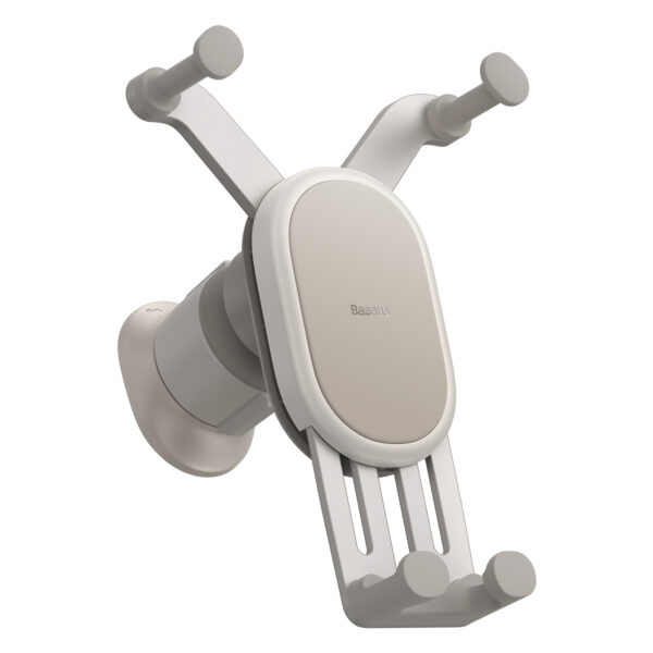 Baseus Stable Gravitational Wireless Charging Car Mount Pro 15W (Air Outlet Version)  Creamy-white - Image 3