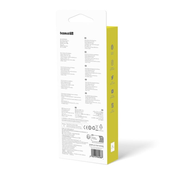 Baseus Encok CZ11 Wired Earphones Moon White - Image 6
