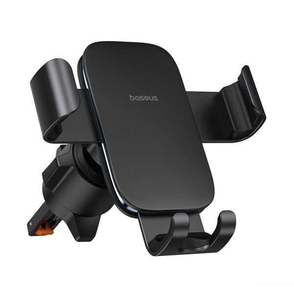 Baseus Metal Age 3 Gravity Car Mount (Air Vent Version) Cluster - Black - Image 4