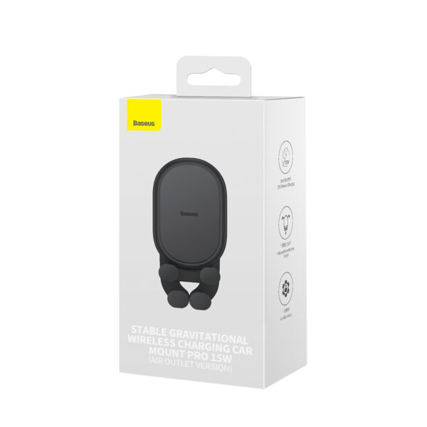 Baseus Stable Gravitational Car Mount Air (Air Outlet Version) black - Image 5