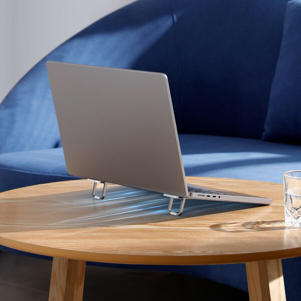 Baseus Slim Laptop Kickstand (2pcs) - Gray - Image 3