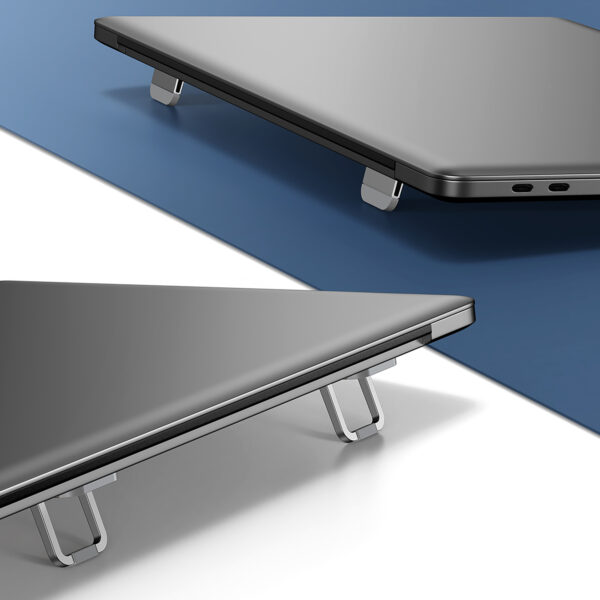 Baseus Slim Laptop Kickstand (2pcs) - Gray - Image 2