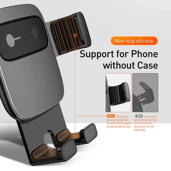 Baseus Cube Gravity Vehicle-mounted Holder Black - Image 7