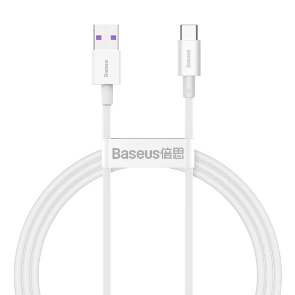 Baseus Superior Series Fast Charging Data Cable USB to Type-C 66W 1M White