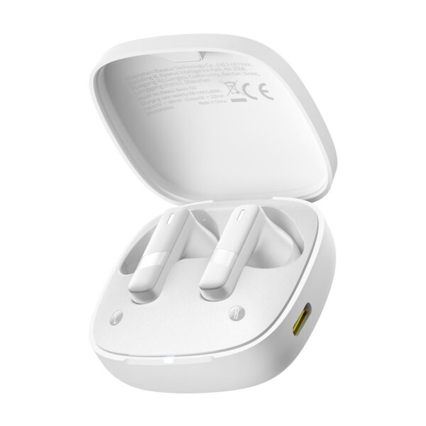 Baseus Bowie E20 True Wireless Earphones - Stellar White - Image 5