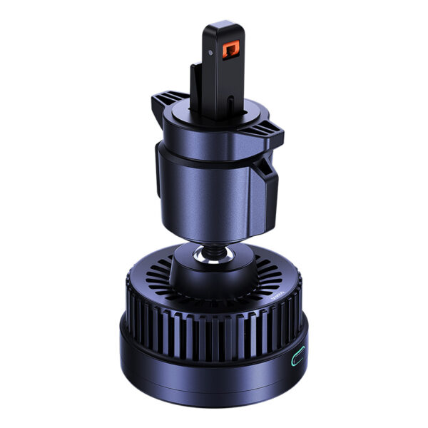 Baseus MagPro Series Magnetic Wireless Charging Car Mount Air Vent Version 15W Qi2.0 Cosmic Black - Image 2