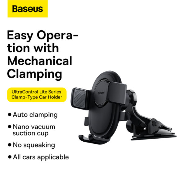 Baseus UltraControl Lite Series Car Holder Cluster Black - Image 6