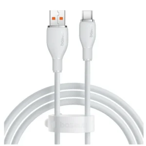 Baseus Pudding Series Fast Charging Cable USB to Type C 100W 2m White