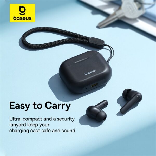 Baseus Bowie E17 True Wireless Bluetooth Earphones - Cluster Black - Image 3
