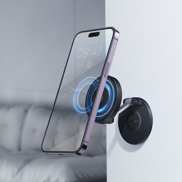 Baseus MagPro Magnetic Foldable Phone Mount Cluster Black - Image 3