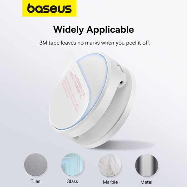Baseus MagPro Magnetic Foldable Phone Mount Moon White - Image 3