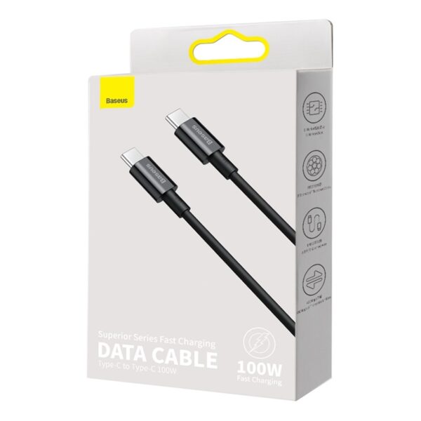 Baseus Superior Series Fast Charging Data Cable Type C to Type C 100W - Image 5