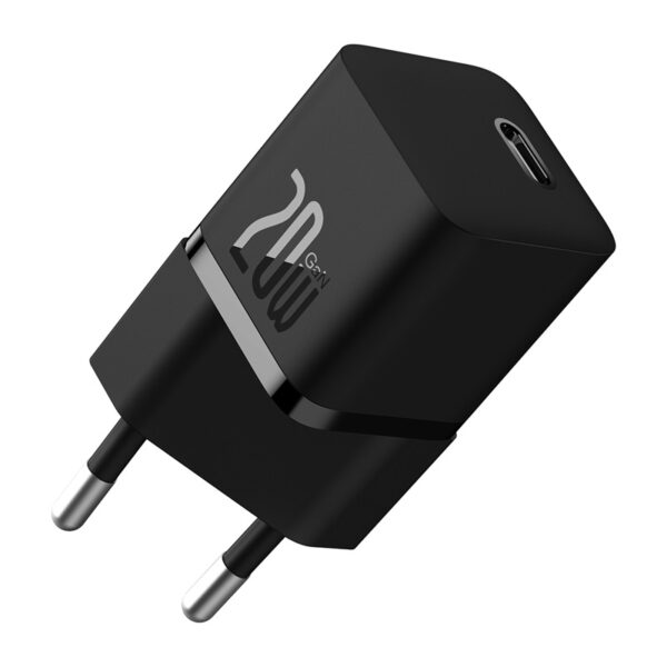 Baseus GaN5 Fast Charger(mini) 1C 20W EU Black - Image 6